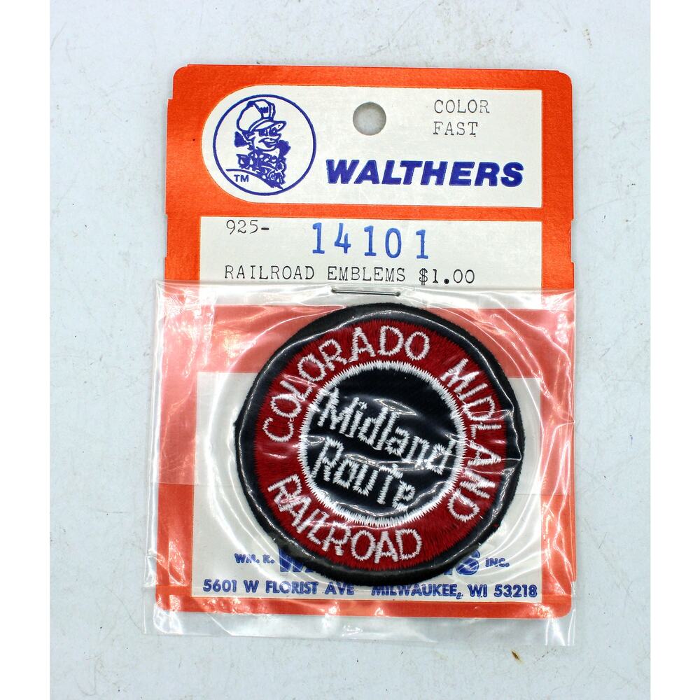 NOS Walthers Colorado Midland Route Railroad Patch